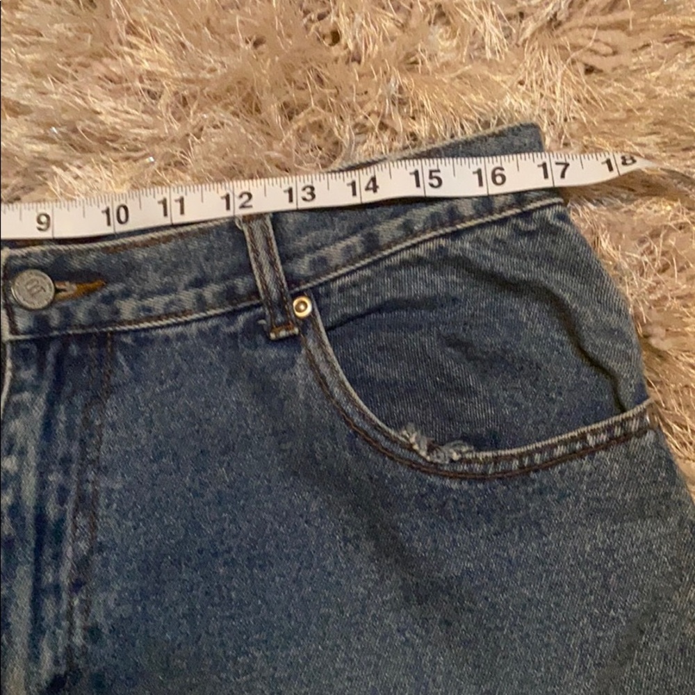 Avaloo handcrafted jeans. Size L XL wearable art - Picture 4 of 8